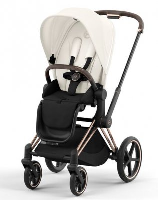 Прогулочная коляска Cybex Priam и e-Priam IV Off White (шасси на выбор)