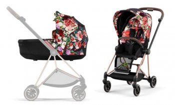 Коляска 2 в 1 Cybex Mios III Spring Blossom Dark