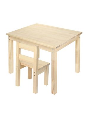 Комплект детский Kettler &quot;стол + стульчик&quot; KETT-UP DUBOK ECO (без покрытия) Натуральный