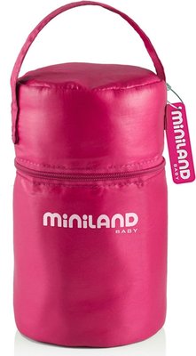 Термосумка Miniland Pack-2-Go Hermisized с 2 вакуумными контейнерами, 2х250 мл Розовый При покупке с продукцией Miniland