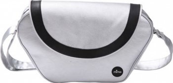 Сумка MIMA Trendy Changing Bag Flair с креплением на ручку коляски Argento