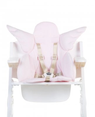 Стульчик для кормления Childhome Evolu 2 Chair с подушкой ANGEL JERSEY OLD PINK
