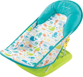 Лежак для купания Summer Infant Deluxe Baby Bather Бирюзовый с морскими обитателями