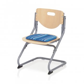 Подушка для стула Kettler Chair (Кеттлер Чиа) Синяя в полоску (при покупке с стулом Kettler)