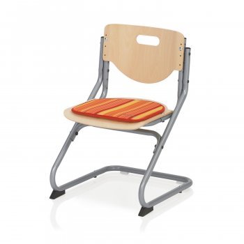 Подушка для стула Kettler Chair (Кеттлер Чиа) Оранжевая в полоску (при покупке отдельно)