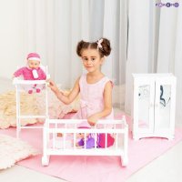 Набор кукольной мебели Paremo (стул+люлька+шкаф) PFD116-18/PFD116-19 10