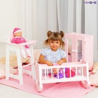 Набор кукольной мебели Paremo (стул+люлька+шкаф) PFD116-18/PFD116-19 9