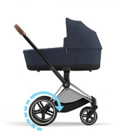 Коляска для новорожденных Cybex Priam и e-Priam IV Nautical Blue (шасси на выбор) 4