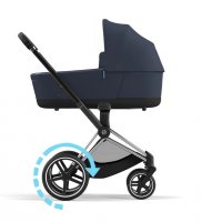 Коляска для новорожденных Cybex Priam и e-Priam IV Nautical Blue (шасси на выбор) 1