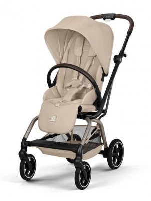 Прогулочная коляска Cybex Eezy S Twist+2 2026 Taupe Frame/Almond Beige