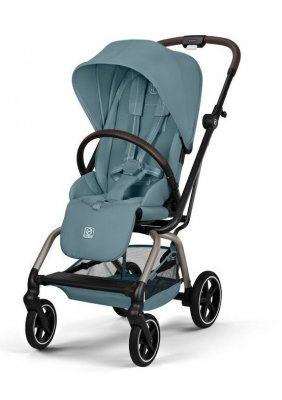 Прогулочная коляска Cybex Eezy S Twist+2 2026 Taupe Frame/Stormy Blue