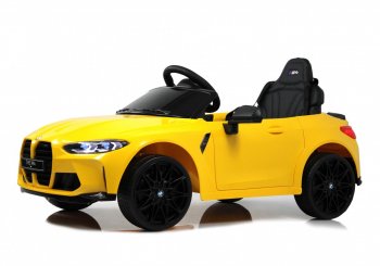 Детский электромобиль Rivertoys BMW M4 (A004AA) желтый