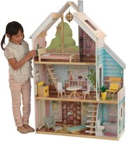 Кукольный домик KidKraft Зоя 65960_KE, с мебелью 13 элементов, интерактивный 2