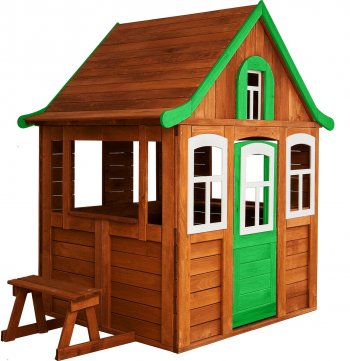 Детский домик Можга Цветочный (Арт. Р920-3 / Р920-4) Зелёный