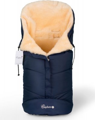 Конверт в коляску Esspero Sleeping Bag (натуральная 100% шерсть) Navy