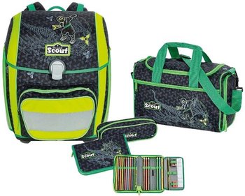 Школьный рюкзак Scout Genius Exklusiv Ниндзя-Дракон с наполнением 4 предмета Ниндзя-Дракон