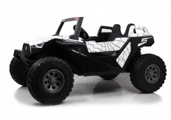 Детский электромобиль Rivertoys A707AA LUX 4WD Белый Spider