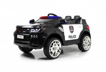 Электромобиль Rivertoys Police E555KX Черный