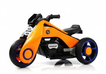 Детский электротрицикл Rivertoys K333PX оранжевый