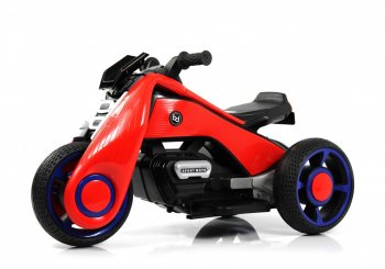 Детский электротрицикл Rivertoys K333PX красный