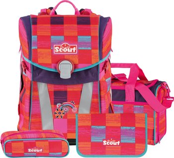 Школьный рюкзак Scout Sunny Цвет радуги с наполнением 4 предмета Цвет радуги