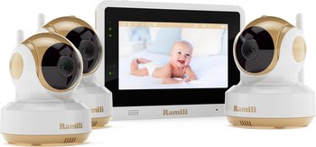 Видеоняня Ramili Baby RV1500X3 (в комплекте 3 камеры) 