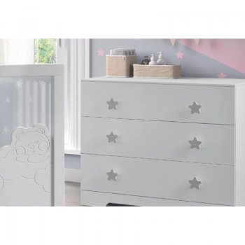 Тумба Micuna CO-1804 White/Grey Stars