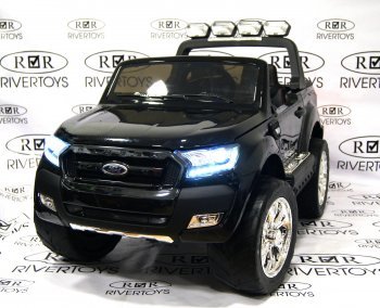 Детский электромобиль Rivertoys Ford Ranger 4WD (DK-F650) Черный глянец