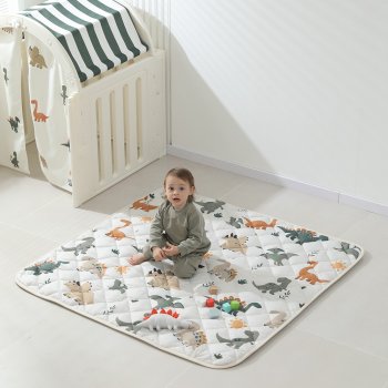 Коврик стеганный Unix Kids DINO 130x130 cм