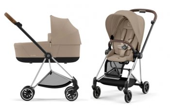 Коляска 2 в 1 Cybex Mios III Сozy Beige (шасси на выбор) шасси Chrome Brown