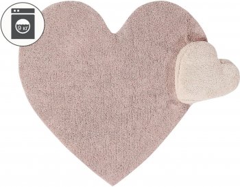 Стираемый ковер с подушкой LorenaCanals Сердце 160*180 Сердце 