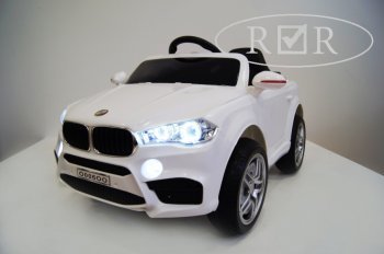 Детский электромобиль Rivertoys BMW O006OO VIP (Ривертойс) Белый