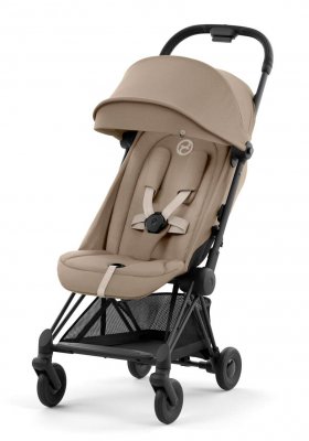 Прогулочная коляска Cybex Coya на шасси Matt Black Cozy Beige