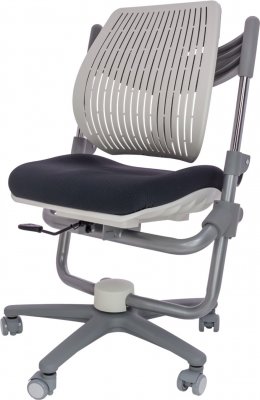 Комплект Comf-pro стол-парта М17L с креслом Angel new КС02W Темно-серый