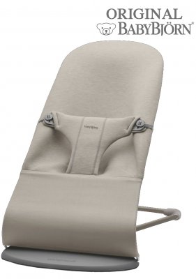 Детский шезлонг BabyBjorn Bliss 3D Jersey 0060.80/Sand Gray