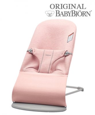 Детский шезлонг BabyBjorn Bliss 3D Jersey 0061.77/Light Pink