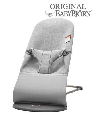 Детский шезлонг BabyBjorn Bliss 3D Jersey 0061.72/Light Grey