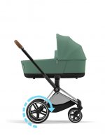 Коляска для новорожденных Cybex Priam и e-Priam IV Leaf Green (шасси на выбор) 3