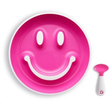 Munchkin Набор &quot;Улыбка&quot; Smile ‘N Scoop™(тарелка на присоске и ложка) 9+ 