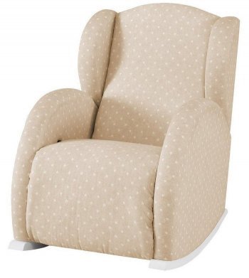 Кресло-качалка с Relax-системой Micuna Wing/Flor Galaxy Beige