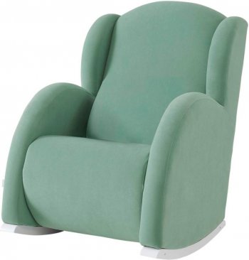 Кресло-качалка с Relax-системой Micuna Wing/Flor white/mint