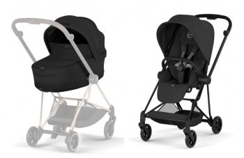 Коляска 2 в 1 Cybex Mios IV 2026 Sepia Black (шасси на выбор) шасси Matt Black