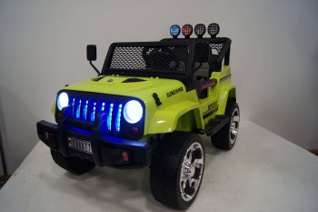 Детский электромобиль Rivertoys Jeep T008TT 2WD Зеленый