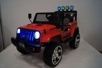 Детский электромобиль Rivertoys Jeep T008TT 2WD Красный