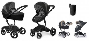 Коляска 2 в 1 Mima Xari 4G Black London Limited Edition 