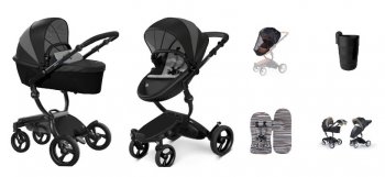 Коляска 2 в 1 Mima Xari 4G Black London Limited Edition