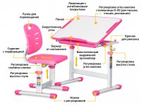 Комплект парта и стульчик ErgoKids Evo-06 Ergo 4