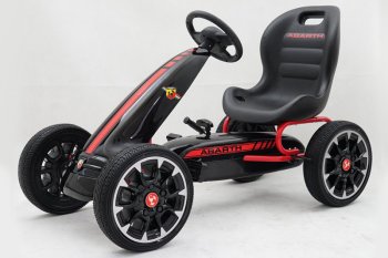 Детский веломобиль OSET Abarth Черный