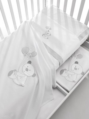 Сменное постельное белье Erbesi Toby (3 предмета) Белый