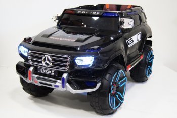 Детский электромобиль Rivertoys Mercedes E333KX с дистанционным управлением Черный